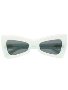 Off-White Eyewear lunettes de soleil Nashville à monture papillon - Vert