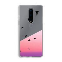 Fly away: OnePlus 8 Transparant Hoesje