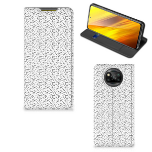 Xiaomi Poco X3 Pro | Poco X3 Hoesje met Magneet Stripes Dots