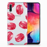 Samsung Galaxy A50 | Siliconen Case | Pink Macarons
