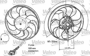 Valeo Ventilatorwiel-motorkoeling 696078