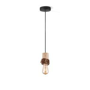 Home sweet home furdy hanglamp klein hout / bont