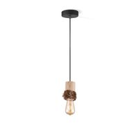 Home sweet home furdy hanglamp klein hout / bont