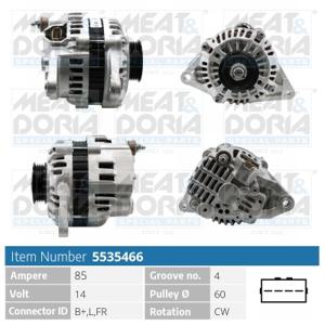 Meat Doria Alternator/Dynamo 5535466