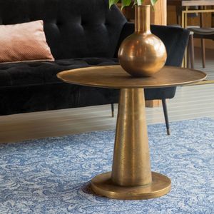 Dutchbone Bijzettafel 'Brute' Brass, 63cm