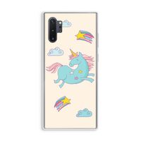 Vliegende eenhoorn: Samsung Galaxy Note 10 Plus Transparant Hoesje