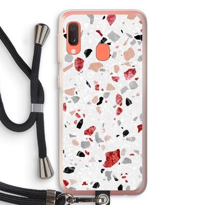 Terrazzo N°12: Samsung Galaxy A20e Transparant Hoesje met koord