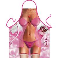 Carnaval verkleed keuken of bbq schort - Sexy Cupido Woman - cadeau - Dames