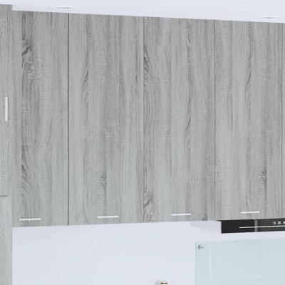 Hangkast Riga Grijs Sonoma 80 x 31 x 100 cm Bewerkt hout Hangkast Riga Grijs Sonoma 80 x 31 x 100 cm Bewerkt hout