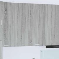 Hangkast Riga Grijs Sonoma 80 x 31 x 100 cm Bewerkt hout Hangkast Riga Grijs Sonoma 80 x 31 x 100 cm Bewerkt hout