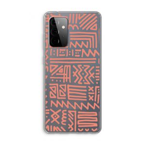 Marrakech Pink: Samsung Galaxy A72 Transparant Hoesje