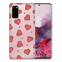 Samsung Galaxy S20 TPU bumper Hearts - thumbnail