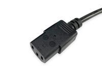 Equip 112300 electriciteitssnoer Zwart 2 m BS 1363 C13 stekker - thumbnail