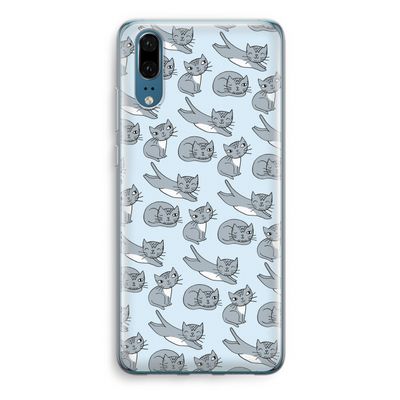 Poezen: Huawei P20 Transparant Hoesje