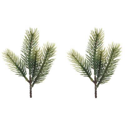 1x Groene kersttakken / dennentakjes 23 cm kerstversiering