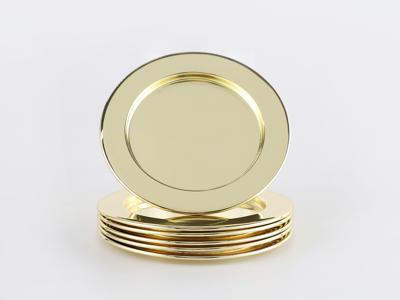 ECHTWERK Tafel accessoires (decoratieve glazen onderzetter 6t, Goud, 6-delig)