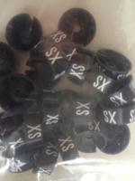 MB zwart/wit XS voor op kledinghanger