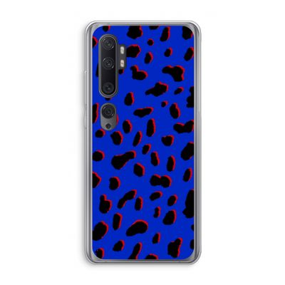 Blue Leopard: Xiaomi Mi Note 10 Transparant Hoesje
