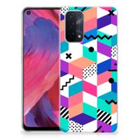 OPPO A93 5G | TPU Hoesje | Blokken Kleurrijk OPPO A93 5G | TPU Hoesje | Blokken Kleurrijk