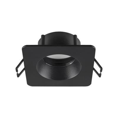 SLV InbouwringNew Tria 68 IP65 vierkant zwart - zonder fitting - 1007347