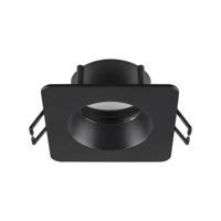 SLV InbouwringNew Tria 68 IP65 vierkant zwart - zonder fitting - 1007347