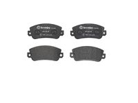 Remblokkenset, schijfrem BREMBO, u.a. fÃ¼r Fiat, Lancia, Seat, Autobianchi