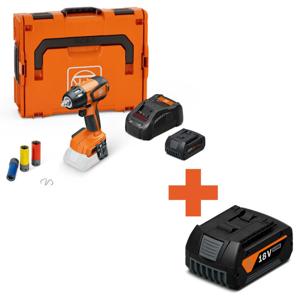 Fein ASCD 18-300 W2 AS Ready to-use-top Accu Slagmoersleutel 1/2" 290Nm 18V 5.0Ah AMPShare in L-Boxx - 71151062000"