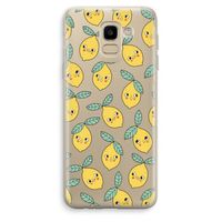 Citroenen: Samsung Galaxy J6 (2018) Transparant Hoesje