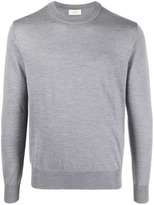 Altea pull en laine vierge à col rond - Gris