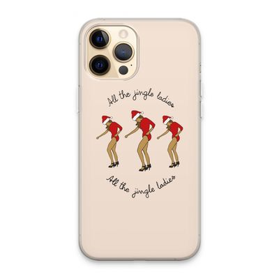 Jingle Ladies: iPhone 13 Pro Max Transparant Hoesje