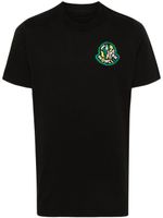 Moncler t-shirt en coton à logo imprimé - Noir