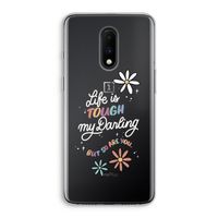 Tough Life: OnePlus 7 Transparant Hoesje