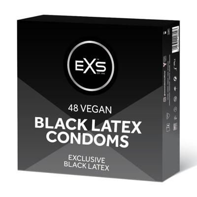 EXS EXS Black Latex - Condooms - 48 Stuks