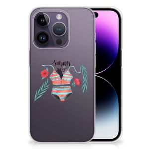 Apple iPhone 14 Pro Telefoonhoesje met Naam Boho Summer