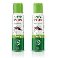 2x Care Plus Anti Insect Icaridin Family Aerosol - 100ml