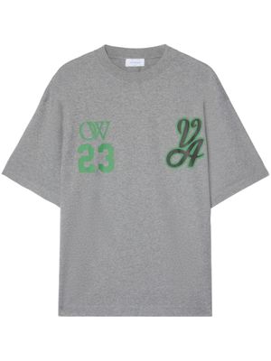 Off-White t-shirt 23 Varsity Skate en coton - Gris