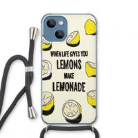 Lemonade: iPhone 13 mini Transparant Hoesje met koord