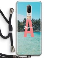 Pacific Dream: OnePlus 6 Transparant Hoesje met koord