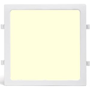 LED Paneel - Downlight - Aigi - Warm Wit 3000K - 24W - 30x30 - Inbouw - Vierkant - Wit - Flikkervrij