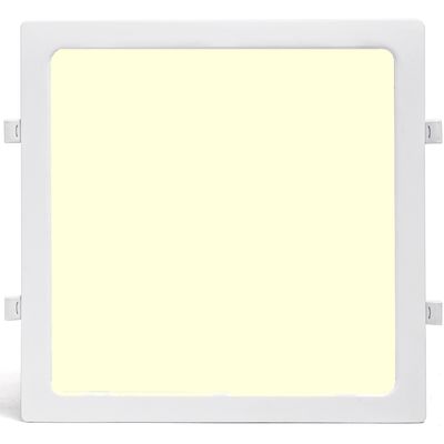 LED Paneel - Downlight - Aigi - Warm Wit 3000K - 24W - 30x30 - Inbouw - Vierkant - Wit - Flikkervrij