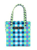 Marni Kids sac cabas tressé Market - Bleu