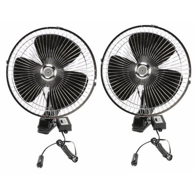 All Ride Vrachtwagen ventilator - Set van 2x stuks - 24V aansluiting - vrachtauto fan