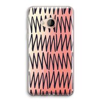 Marrakech Zigzag: HTC U Play Transparant Hoesje
