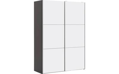 Goossens Kledingkast Easy Storage Sdk, 153 cm breed, 220 cm hoog, 2x 3 paneel schuifdeuren