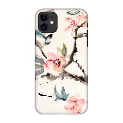Japanse bloemen: Volledig geprint iPhone 11 Hoesje
