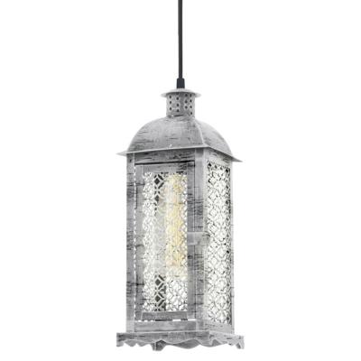 Eglo HanglampVintage Square antiek zilver - 49216