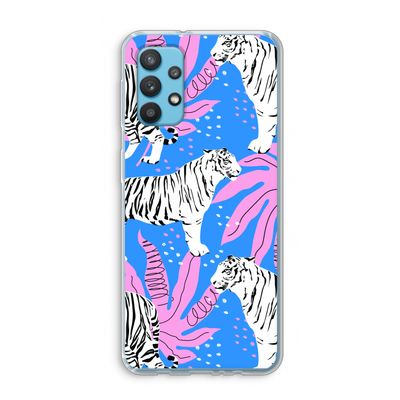 Tijger: Samsung Galaxy A32 4G Transparant Hoesje