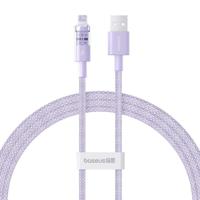 Baseus Gem USB naar IP 2.4A snellaadkabel 1 m Paars