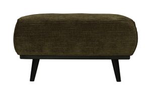 BePureHome Hocker 'Statement' Rib, kleur Warm Groen