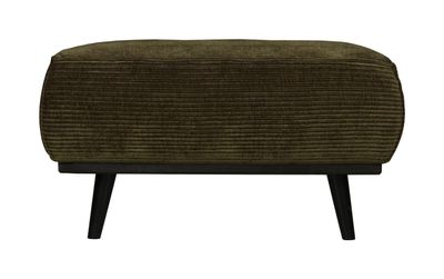 BePureHome Hocker 'Statement' Rib, kleur Warm Groen